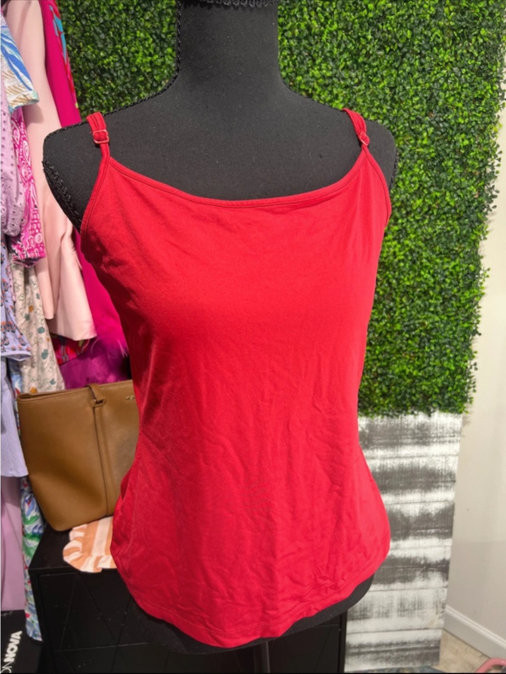 Apostrophe Vibrant Red Spaghetti Strap Camisole